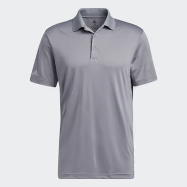 Men Golf Grey Performance Primegreen Golf Polo Shirt