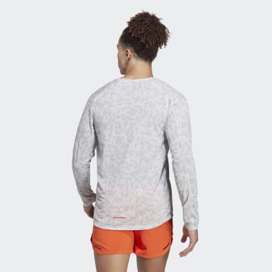 Men TERREX White Terrex Trail Running Long Sleeve Tee