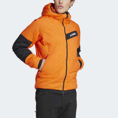 Men TERREX Orange Terrex Techrock Stretch PrimaLoft Hooded Jacket