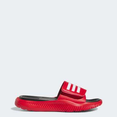 Sportswear Red Alphabounce Slides
