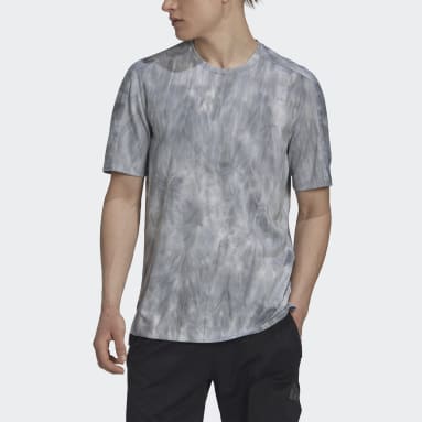 Workout Spray Dye T-skjorte Grå