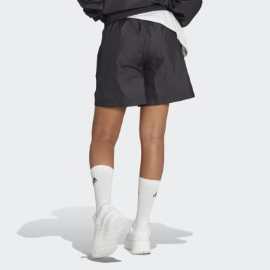 Women sportswear Black 퓨쳐 아이콘 우븐 쇼츠