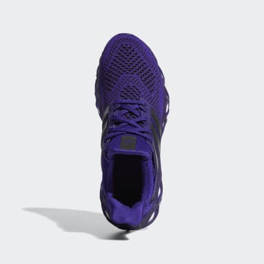 dark purple adidas shoes