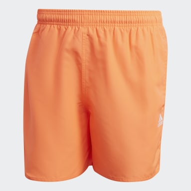 Muži Plavání oranžová Plavecké šortky Solid