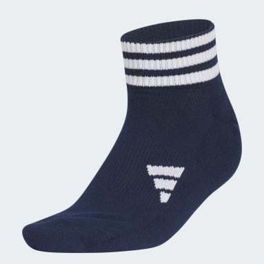 【ゴルフ】アンクル丈 スリーストライプス クッションソックス