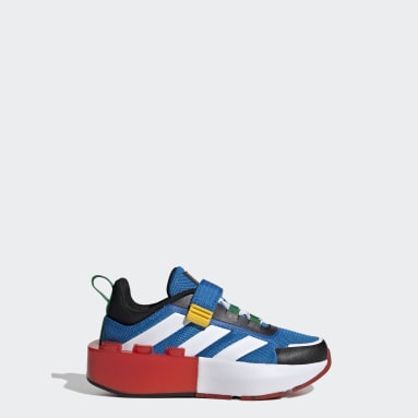 Kids sportswear Blue adidas x LEGO® Tech RNR Elastic Lace and Top Strap Shoes
