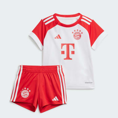 Kids Football White FC Bayern 23/24 Home Kit Kids