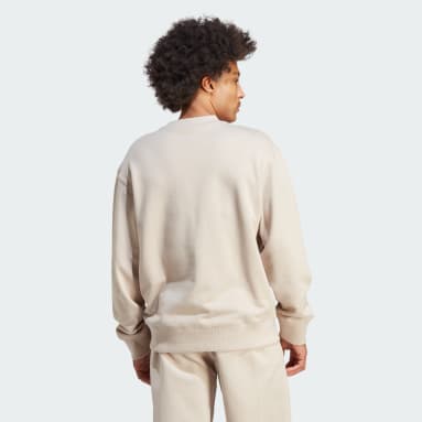 Men Originals Beige Adicolor Contempo Crew French Terry Sweatshirt