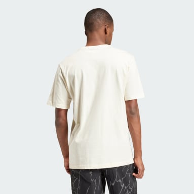Tee-Shirts Homme  Adidas T-shirt adidas Futbol Logo Blanc / Blanc / Blanc  — Dufur