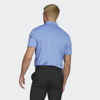 Men Golf Blue Ultimate365 Solid Left Chest Polo Shirt