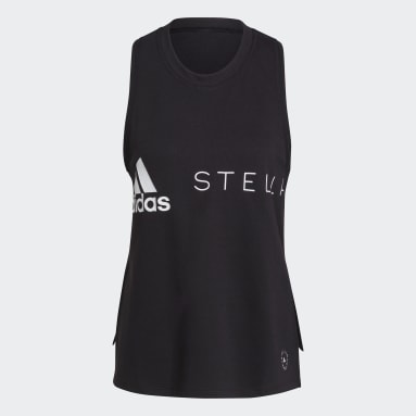 Women adidas by Stella McCartney Black adidas by Stella McCartney Sportswear Logo Tank Top