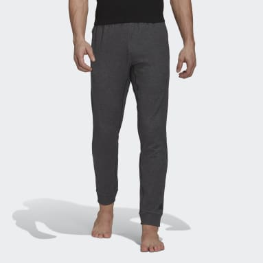 Pantalon d'entraînement de yoga 7/8 molleton AEROREADY noir Hommes Entraînement