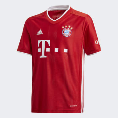 Camiseta Local FC Bayern Rojo Niño Fútbol