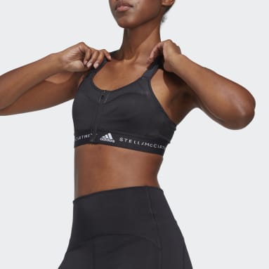 Ženy adidas by Stella McCartney čierna Športová podprsenka adidas by Stella McCartney TrueStrength Post-Mastectomy High-Support