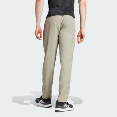 Pantalon de training en toile Train Essentials Seasonal vert Hommes Entraînement