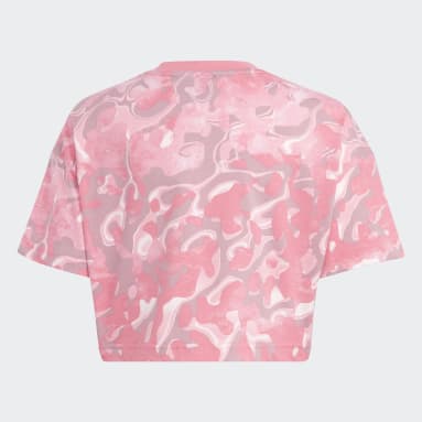 Camiseta Estampada Future Icons Algodón Niños Rosa Niña Sportswear