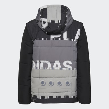 Adidas Originals Men Grey & Blue EQT REFLECT WindBreaker Colourblocked  Sporty Jacket