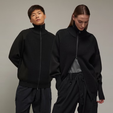 Y-3 Y-3 Funnel-Neck Knit Sweatjacke Schwarz