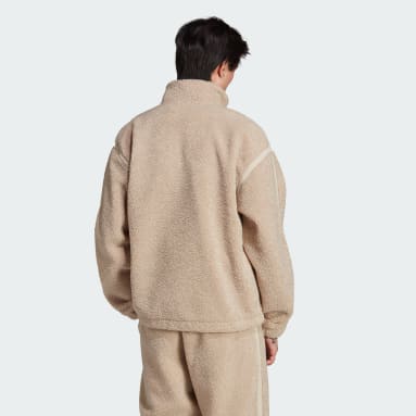 Sweat-shirt demi-zip Premium Essentials Beige Hommes Originals