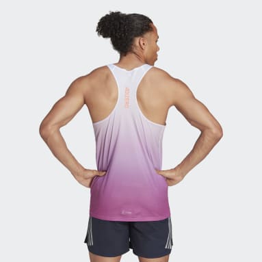 Muži Beh fialová Tielko Adizero Engineered
