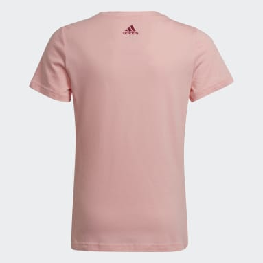 Dievčatá Sportswear ružová Tričko adidas Essentials