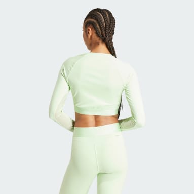 Crop Tops for Women in Sports the Strong Athletic Woman White Crop