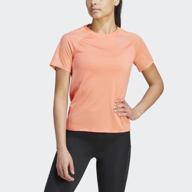 Ženy Beh oranžová Tričko Adizero Running