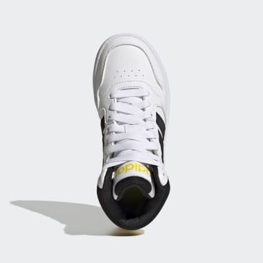 Kids Sportswear White Hoops Mid Shoes