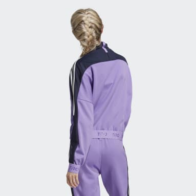 Women Sportswear Purple Tiro Suit-Up Advanced Track Jacket
