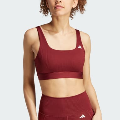 Adidas Training Light-Support Ribbed Bra, Sports Bras