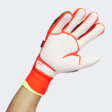 Soccer Black Predator Pro Fingersave Goalkeeper Gloves