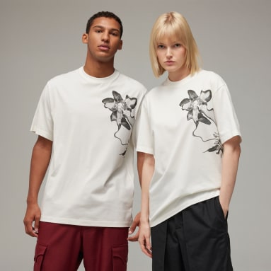 Y-3 White Y-3 Graphic Short Sleeve Tee