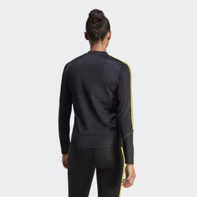Sudadera entrenamiento Tiro 23 Club Negro Mujer Fútbol