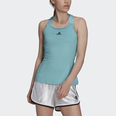 Camiseta de tirantes Tennis Turquesa Mujer Tenis