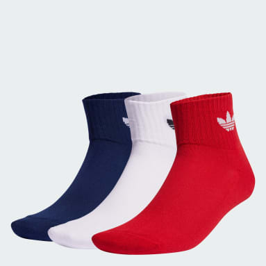 ADIDAS Chaussettes hautes Crew blanc / ciel / marine - VETEMENTS - Marques