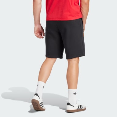 Calções Trefoil Essentials do Manchester United Preto Homem Futebol
