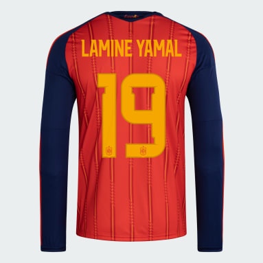 Spain 26 Home Long Sleeve Jersey