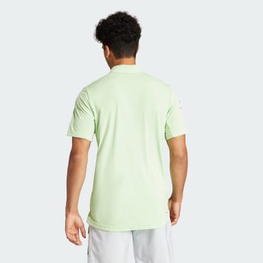 Mænd Tennis Grøn Club 3-Stripes Tennis polotrøje