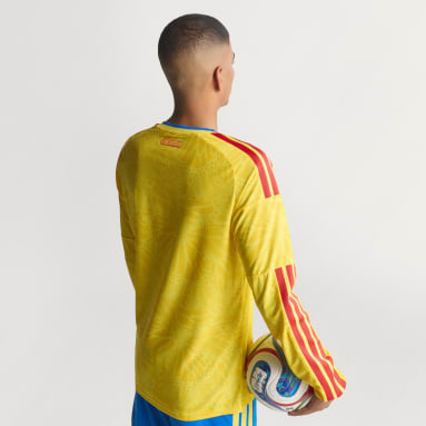 Colombia 26 Home Authentic Long Sleeve Jersey