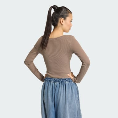 BODY DE MANGA COMPRIDA ESSENTIALS RIB WASHED