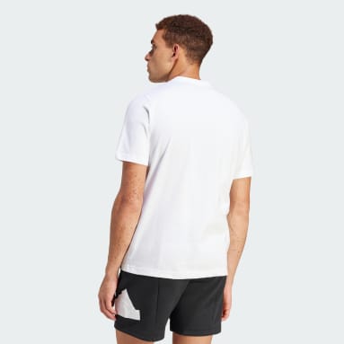 T-shirt graphique Camo Linear Blanc Hommes Sportswear
