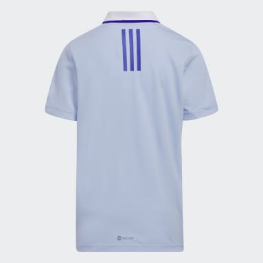 Boys Golf Blå Colorblock HEAT.RDY polotrøje