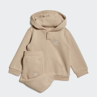 Deti Originals béžová Súprava Adicolor Hoodie
