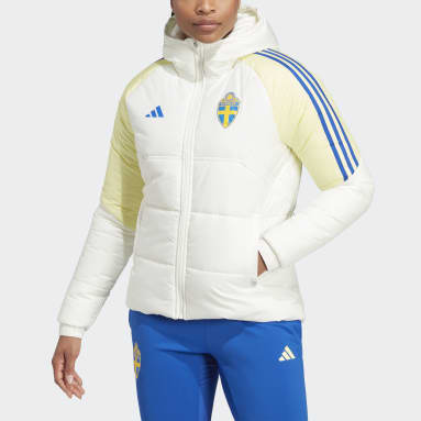 Women Football White Sweden Condivo 22 Winter Jacket