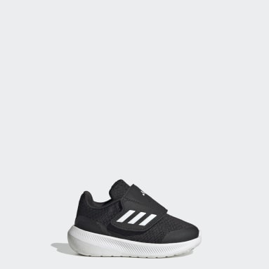 Scarpe RunFalcon 3.0 Hook-and-Loop Nero Bambini Sportswear