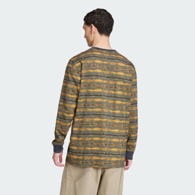 Playera adidas Originals 90s Manga Larga a Rayas