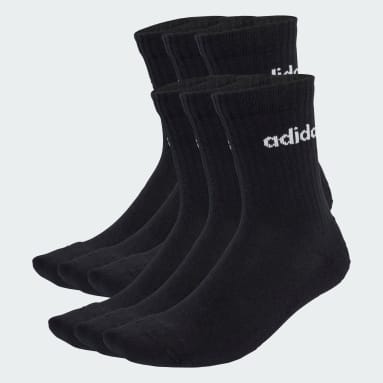 Linear gepolsterte Crew Socken im 6er-Pack