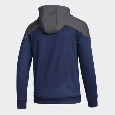 Sweat-shirt à capuche Maple Leafs Pullover Bleu Hommes Sportswear