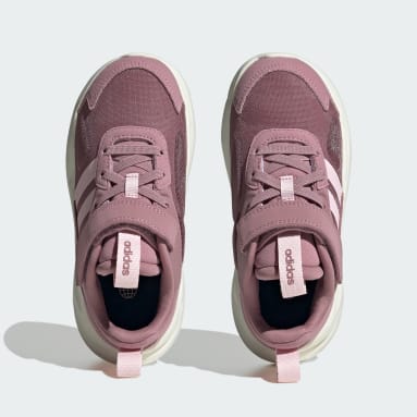 Børn Sportswear Pink Ozelle Løb Lifestyle Elastic Lace med Top Strap sko
