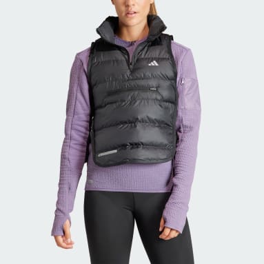 Women's Running Black Ultimate Running Conquer the Elements Body Warmer Vest